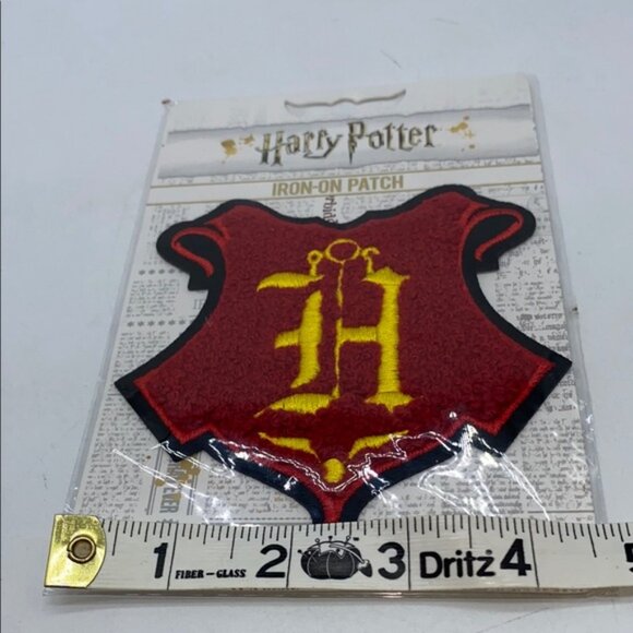 Harry Potter Warner Bros. Red and Yellow Iron-On Patch - Picture 2 of 7